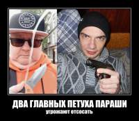 ДВА ГЛАВНЫХ ПЕТУХА ПАРАШИ